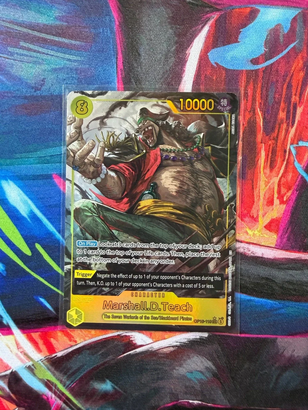 OP16-119 Marshall D Teach One Piece Card